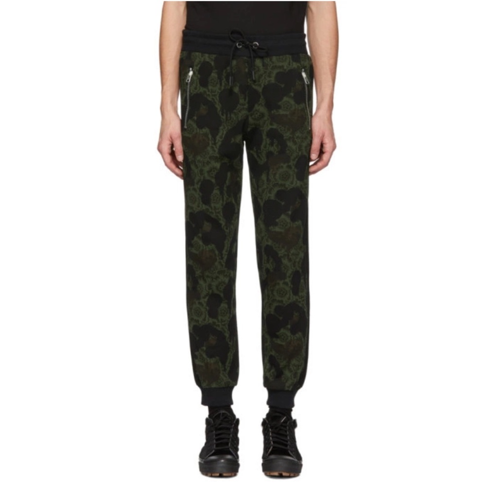 Coach 1941 Wild Beast Floral Mascot Track Pants Green S NWT $195 - Picture 3 of 9